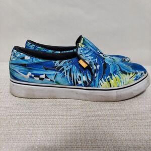 Nike Women's Court Royale Floral Print Casual Slip On‎ Shoes CD7003-400 Size 9